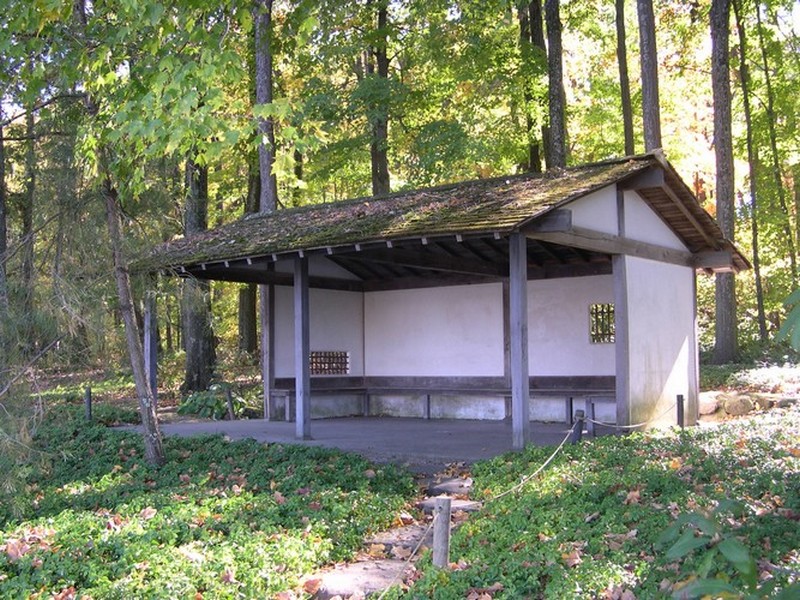 gazebo in Japanese Garden, Dawes Arboretum