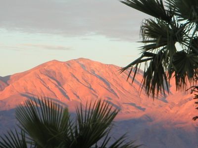 sunrise view from Furnace Creek Inn