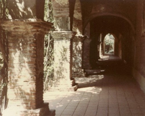 San Juan Capistrano Mission cloister walk