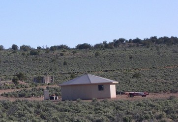 modern hogan near Chinle, AZ