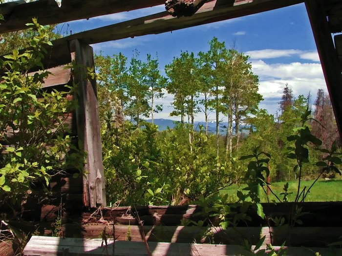 old cabin, SolVista, Granby CO 