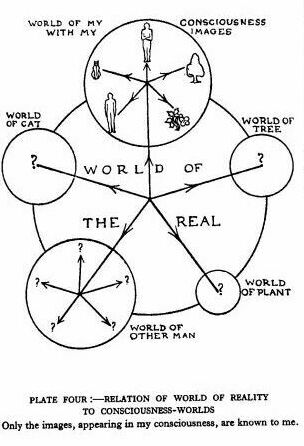 relation of world of reality to consciousness worlds